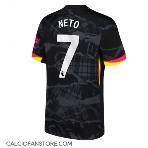 Maglia Calcio Chelsea Pedro Neto #7 Terza Divisa 2024-25 Manica Corta